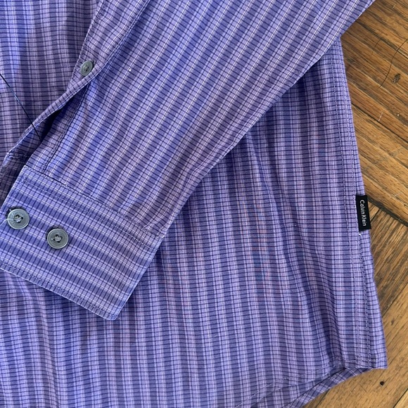 Lavender Calvin Klein long sleeve Shirt - Picture 3 of 5
